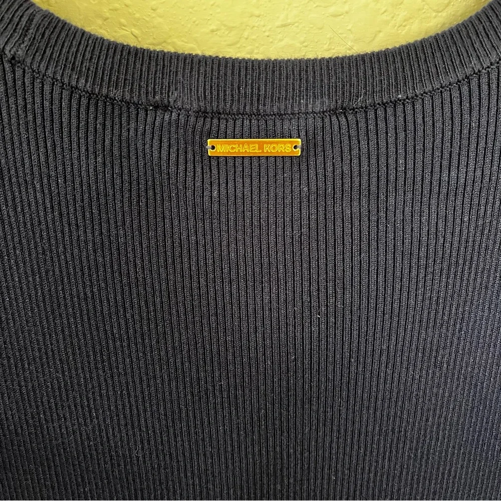 Michael Kors Cold Shoulder Pullover Midi Dress - Picture 4 of 4